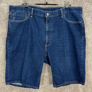 Levis Shorts Mens 42 Blue Denim Jean Measures 42x11 Jorts Workwear